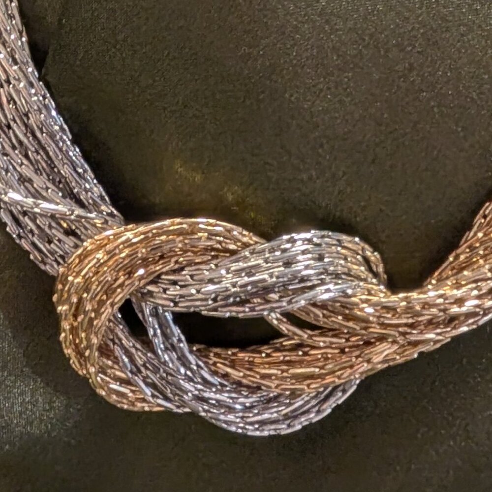 Vintage knot necklace